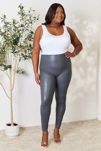 Thumbnail for LOVEIT Full Size Wide Waistband High Waist Leggings