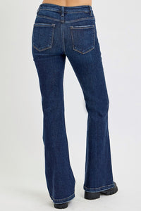 Thumbnail for RISEN Full Size High Rise Flare Jeans with Pockets