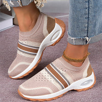 Thumbnail for Breathable Round Toe Sneakers