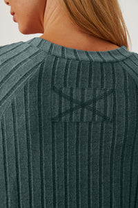 Thumbnail for Basic Bae Full Size Ribbed Thumbhole Sleeve T-Shirt