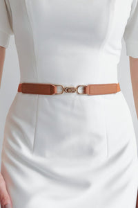 Thumbnail for Alloy Buckle Elastic Belt