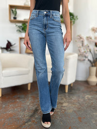 Thumbnail for Judy Blue Full Size Mid-Rise Waist Straight Jeans