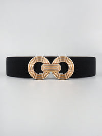 Thumbnail for Geometric Buckle Elastic Wide Belt