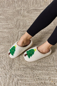 Thumbnail for Melody Christmas Tree Cozy Slippers