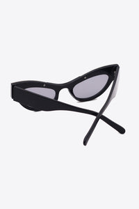 Thumbnail for UV400 Rhinestone Trim Cat-Eye Sunglasses