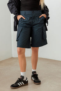 Thumbnail for Le Lis Navy Cargo Bermuda Shorts