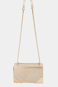 Thumbnail for Fame Rhinestone Studded Rectangle Crossbody Bag