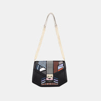 Thumbnail for David Jones Geometric Print Crossbody Bag