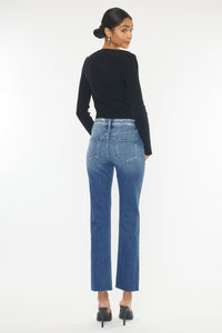 Thumbnail for Kancan High Rise Wide Waistband Slim Straight Jeans