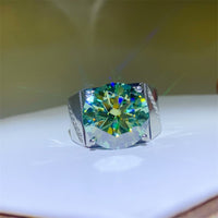 Thumbnail for 10 Carat Moissanite 925 Sterling Silver Signet Ring