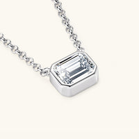 Thumbnail for 1 Carat Moissanite 925 Sterling Silver Pendant Necklace