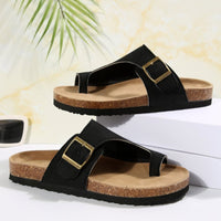 Thumbnail for Open Toe Buckle Sandals