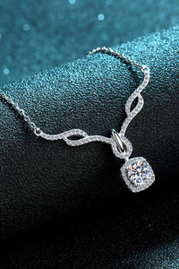 Thumbnail for Right On Trend Moissanite Pendant Necklace