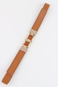 Thumbnail for Geometric Double Buckle Elastic Belt