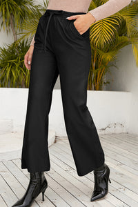 Thumbnail for Ivy Lane Drawstring Wide Leg Long Pants