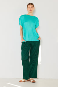 Thumbnail for Marina West Swim Pleated Elastic-Waist Straight Pants