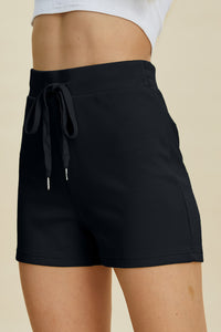 Thumbnail for Basic Bae Full Size Air Scuba Drawstring High Waist Shorts