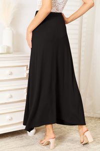 Thumbnail for Double Take Full Size Soft Rayon Drawstring Waist Maxi Skirt