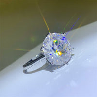 Thumbnail for 10 Carat Moissanite 925 Sterling Silver Ring