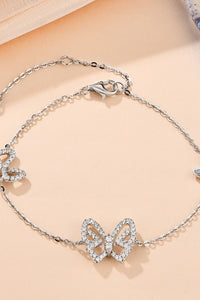 Thumbnail for Moissanite Butterfly Shape Bracelet