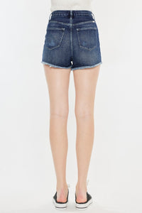 Thumbnail for Kancan Raw Hem Button Fly Denim Shorts