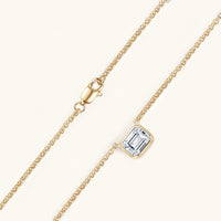 Thumbnail for 1 Carat Moissanite 925 Sterling Silver Pendant Necklace