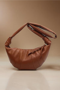 Thumbnail for Zenana Vegan Leather Croissant Crossbody Bag