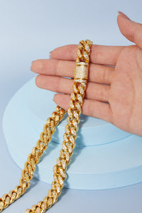 Thumbnail for Brass Curb Chain Necklace