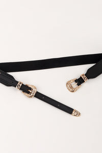 Thumbnail for Double Buckle Elastic Belt