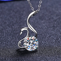 Thumbnail for 2 Carat Moissanite 925 Sterling Silver Necklace