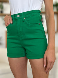 Thumbnail for Judy Blue Full Size Tummy Control Garment Dyed Denim Shorts