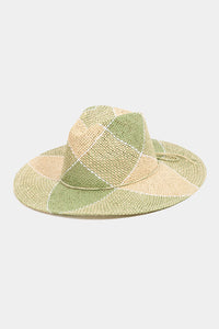 Thumbnail for Fame Contrast Straw Braid Hat