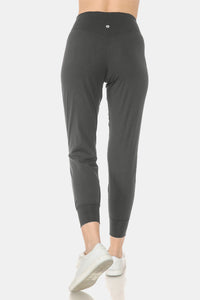 Thumbnail for Leggings Depot Wide Waistband Slim Active Joggers