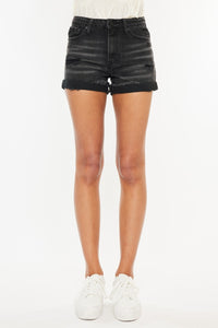 Thumbnail for Kancan High Waist Distressed Denim Shorts