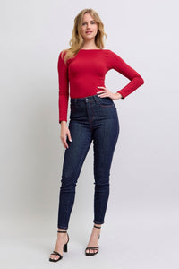 Thumbnail for Judy Blue Full Size Heart Shaped Back Pockets Skinny Jeans