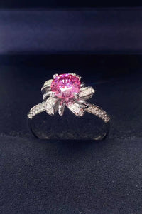 Thumbnail for 1 Carat Moissanite Flower-Shaped Ring