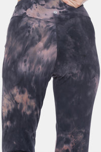 Thumbnail for Leggings Depot Tie-Dye High Waist Cropped Leggings