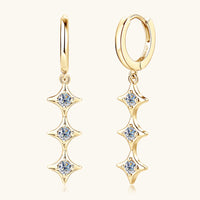 Thumbnail for Moissanite 925 Sterling Silver Geometric Shape Earrings