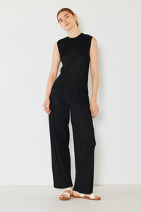 Thumbnail for Marina West Swim Pleated Elastic-Waist Straight Pants