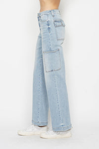 Thumbnail for Judy Blue Full Size High Waist Straight Cargo Jeans