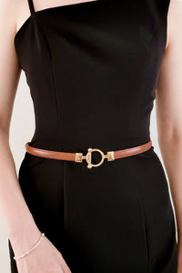 Thumbnail for Toggle Buckle Skinny PU Belt