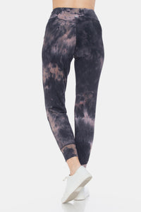 Thumbnail for Leggings Depot Tie-Dye High Waist Cropped Leggings