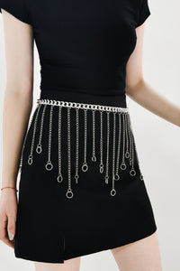 Thumbnail for Fringe Chain Alloy Belt