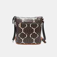 Thumbnail for Nicole Lee USA Geometric Pattern Crossbody Bag