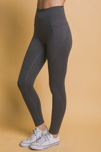 Thumbnail for Love Tree High Waist Leggings with Side Pockets