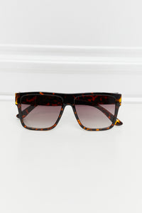 Thumbnail for Tortoiseshell Square Full Rim Sunglasses