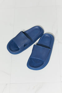 Thumbnail for MMShoes Arms Around Me Open Toe Slide in Navy