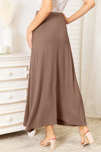 Thumbnail for Double Take Full Size Soft Rayon Drawstring Waist Maxi Skirt