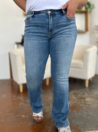 Thumbnail for Judy Blue Full Size Mid-Rise Waist Straight Jeans