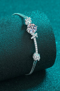 Thumbnail for 2 Carat Moissanite 925 Sterling Silver Bracelet